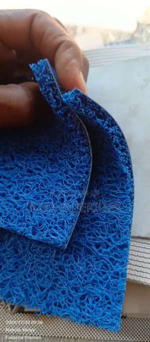 Blue 12mm Thick PVC Antislip Floor Mats