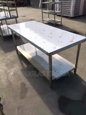 Stainless Steel Working Table ( 2shelf Working Table).