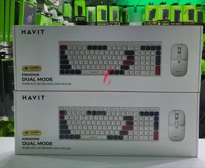 Dual Mode Rechargeable Wireless Keyboard and Mouse Havit