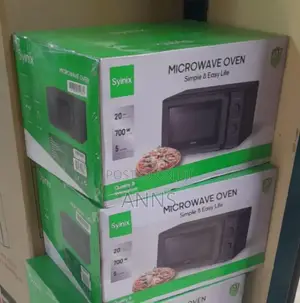 Syinix Manual 20L Black Microwave Oven