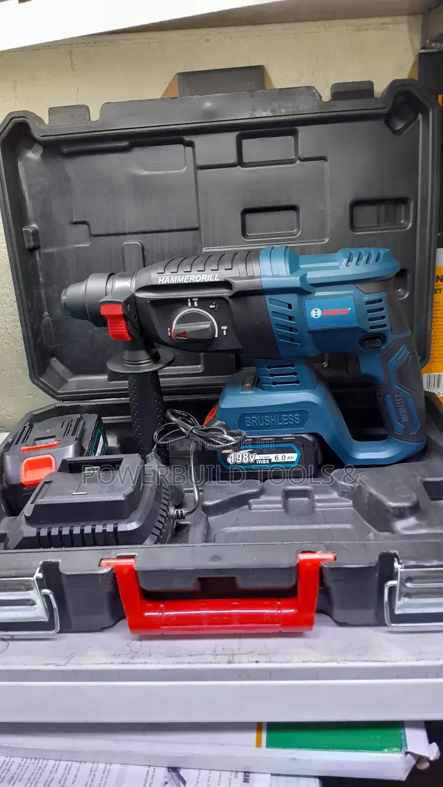 Bosch Cordless Rotary Hammer Drill 198V