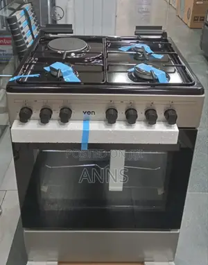 Von Free Standing 60by 60 Stainless Steel 3+1 Cooker