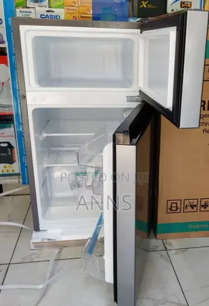 Hisense 91l- Silver Double Door Refrigerator