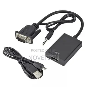 VGA to HDMI Converter 1080P HD Adapter + Audio