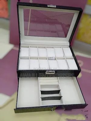12 Slots Watch Organizer With Drawer