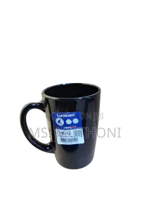 *Set of 6 Luminarc(New Morning Noir) Cups 