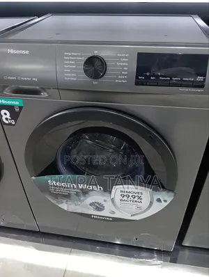 Hisense Wfpv8012emt - 8kg Front Load Washing Machine - Grey