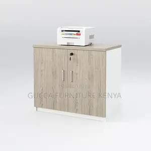 Cabinets:Grey Scratch Resistant Credenza Storage Cabinet