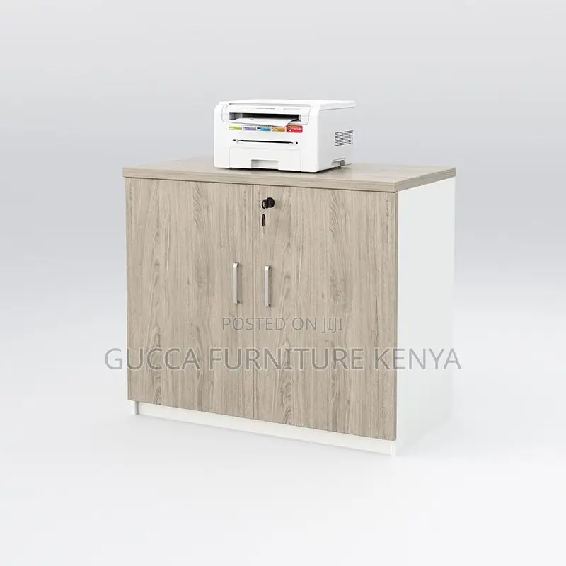 Cabinets:Grey Scratch Resistant Credenza Storage Cabinet