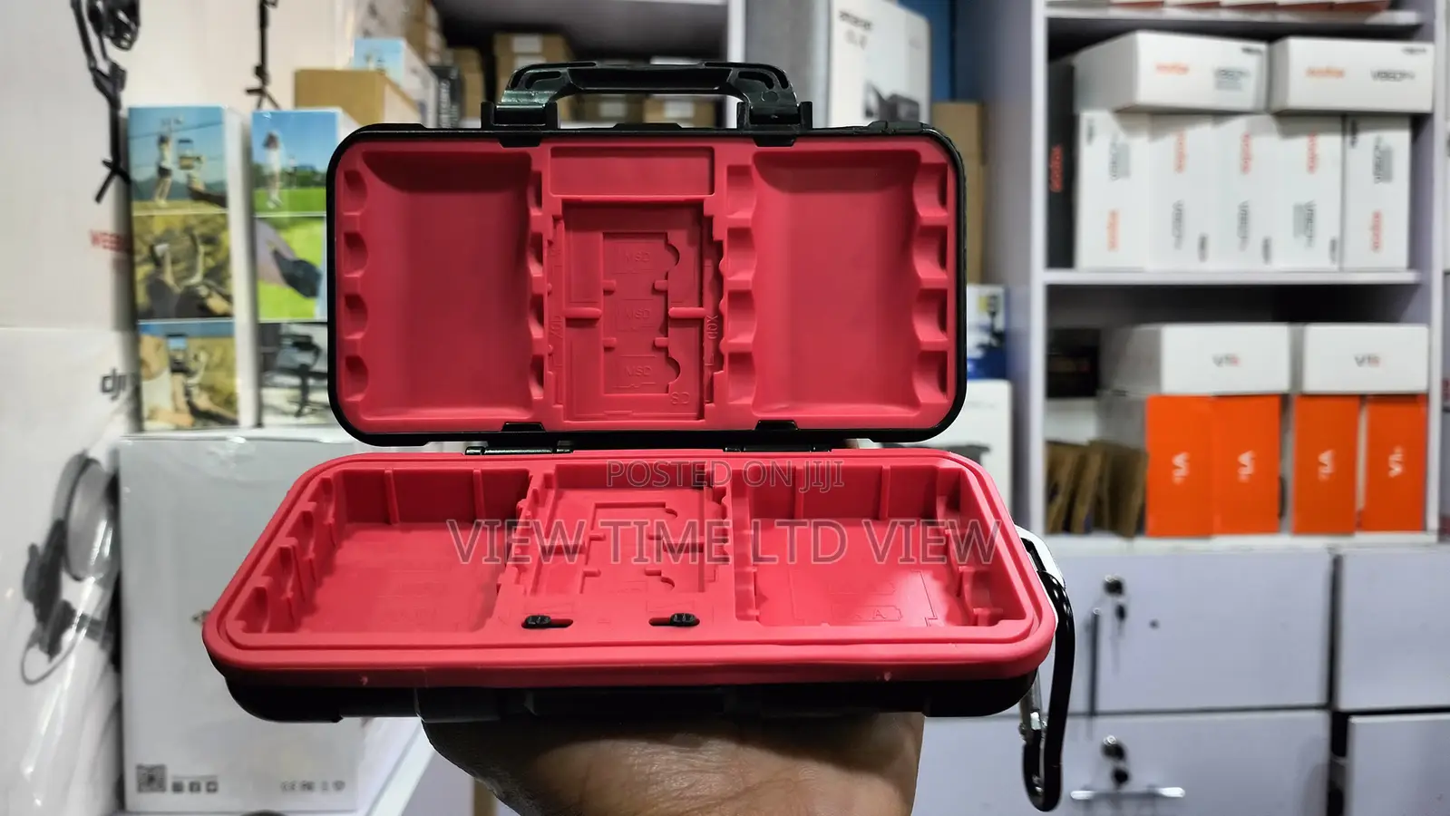 Desiontal Portable Camera Battery Case and Memory Card Case