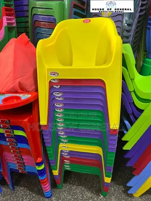 Mixed Colours Children Plastic Chair Strong Chair