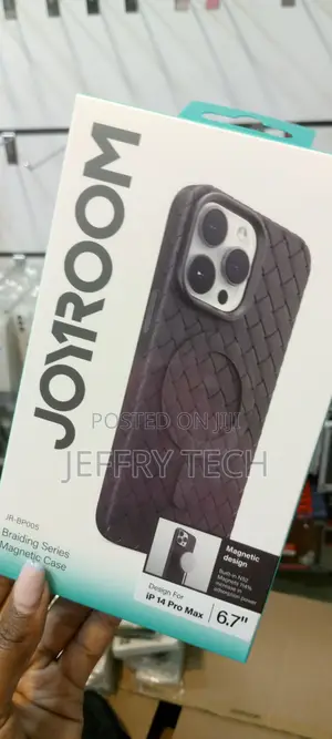 Joyroom Braided Magsafe Case for iPhone 14 Pro Max-Black