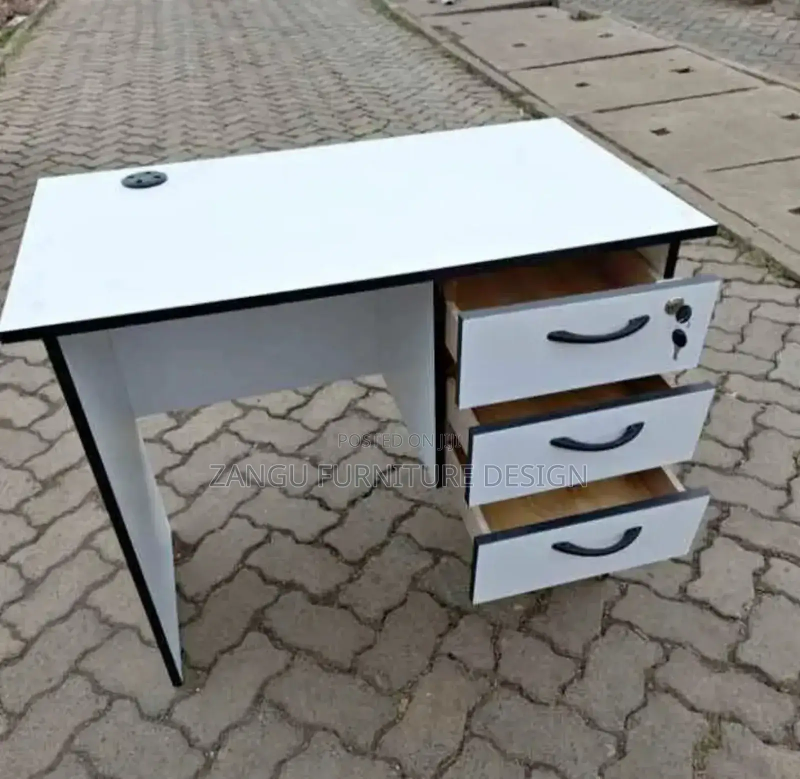 Cream Office Desk