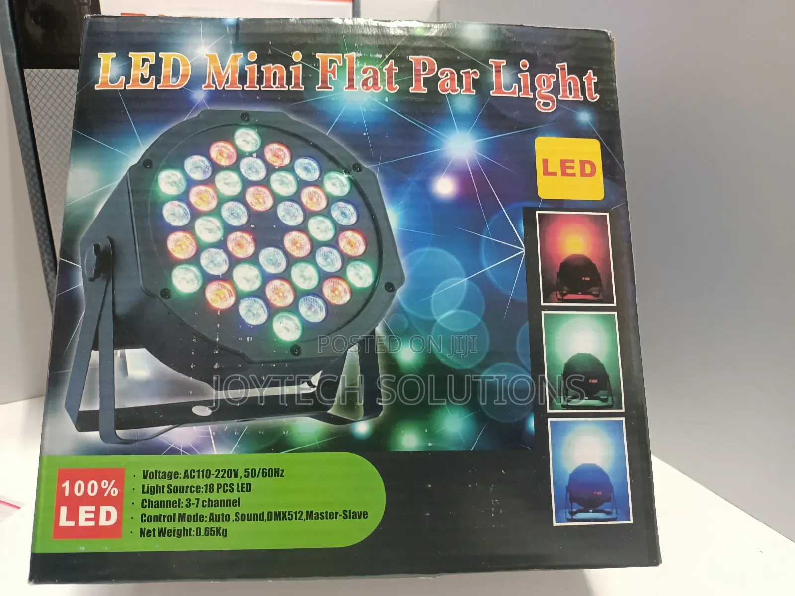 100%Led Flat Par Light