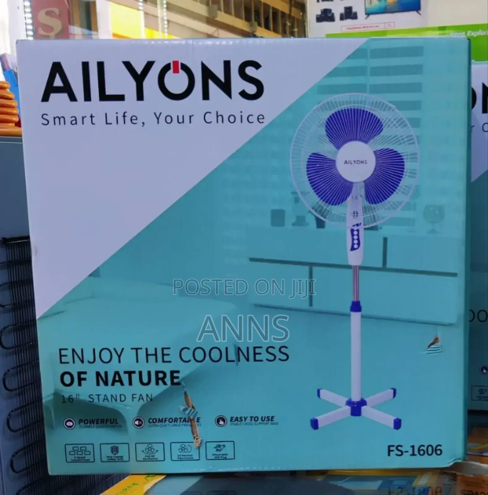 Ailyons 16" FS-1606 Standing Fan