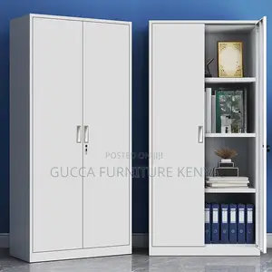 Cabinets:2-Door Steel Adaptable Shelf Storage Cabinet