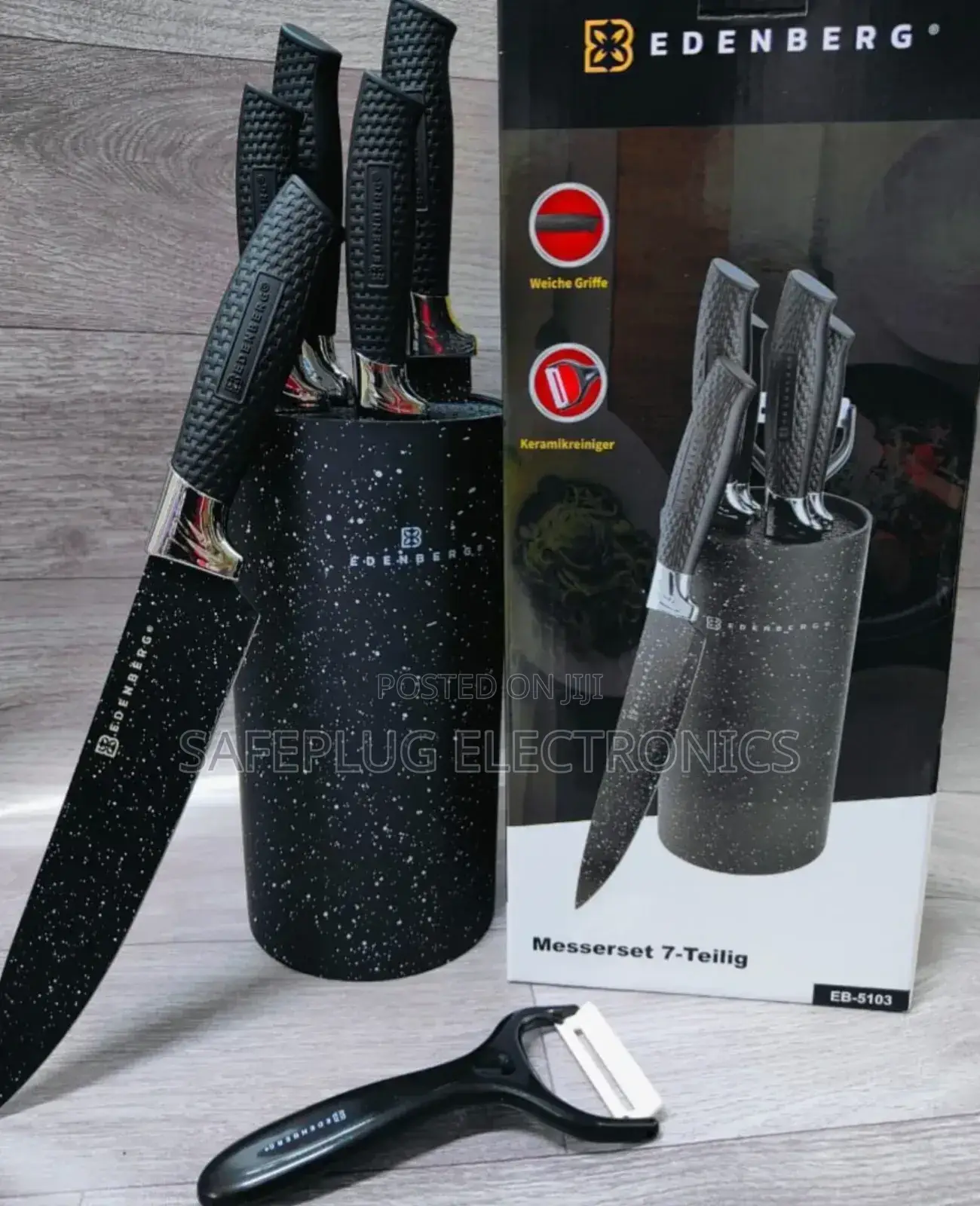 Home Kitchen Designed Knive Set - Edenberg Strong Steel