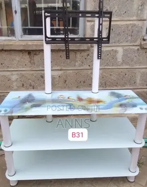 Glass Executive Tv Stand With Mount