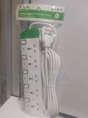 13A 1500W Power Extension 5 Ways Corded 5 Metres