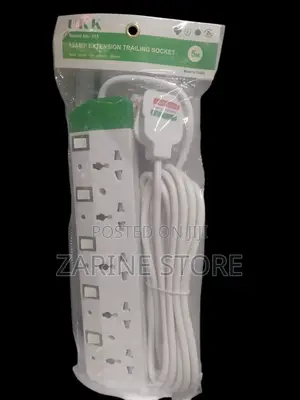 5 Metres Long Corded 5 Ways Extension Power Socket
