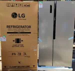 Lg Side-by- Side 519litres Silver Refrigerator ~No Frost