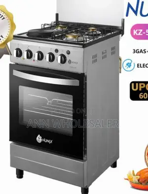50*55 Nunix 3+1 Standing Gas Cooker NU3G/1E