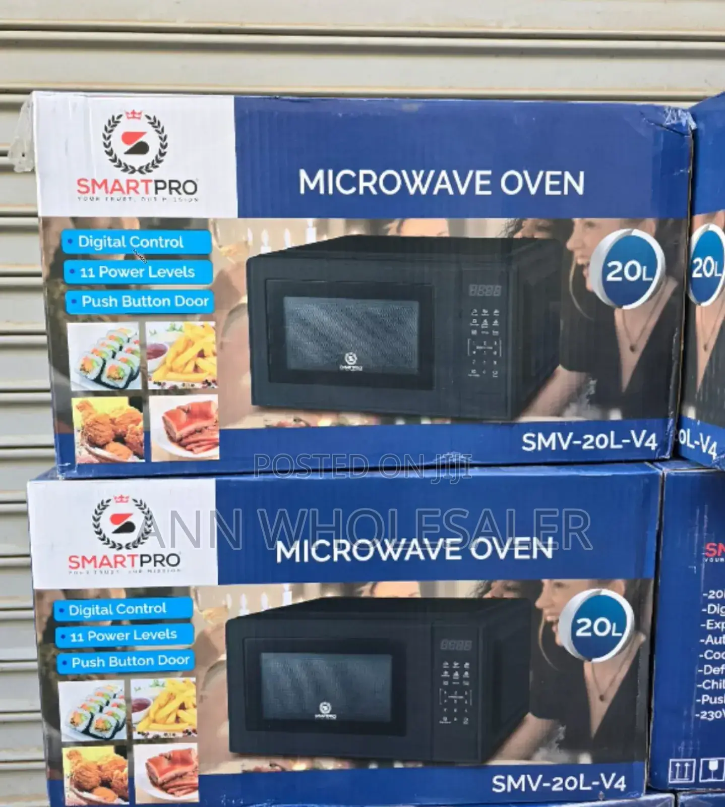 20L Smart Pro Digital Black Microwave HM/20