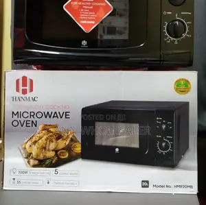 Hanmac 20L Manual Black Microwave Oven (3yr Warranty) HM/2OL