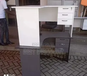 L Shaped Desk (Gray Ot White)