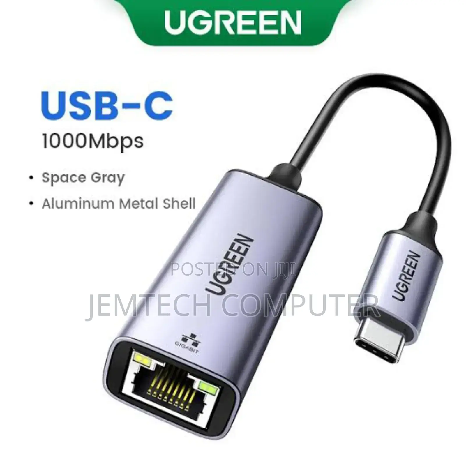 Ugreen Cm199 USB Type C Tom Ethernet Adapter