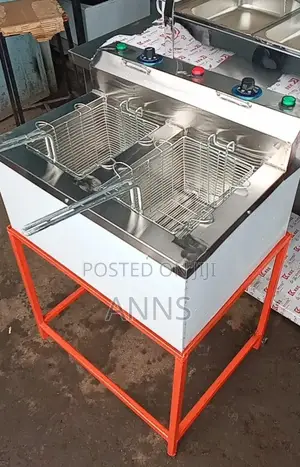 Jua Kali Double Commercial Deep Fryer
