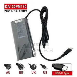 20V 6.5A 130W Type-C Laptop Ac Adapter Charger for Dell
