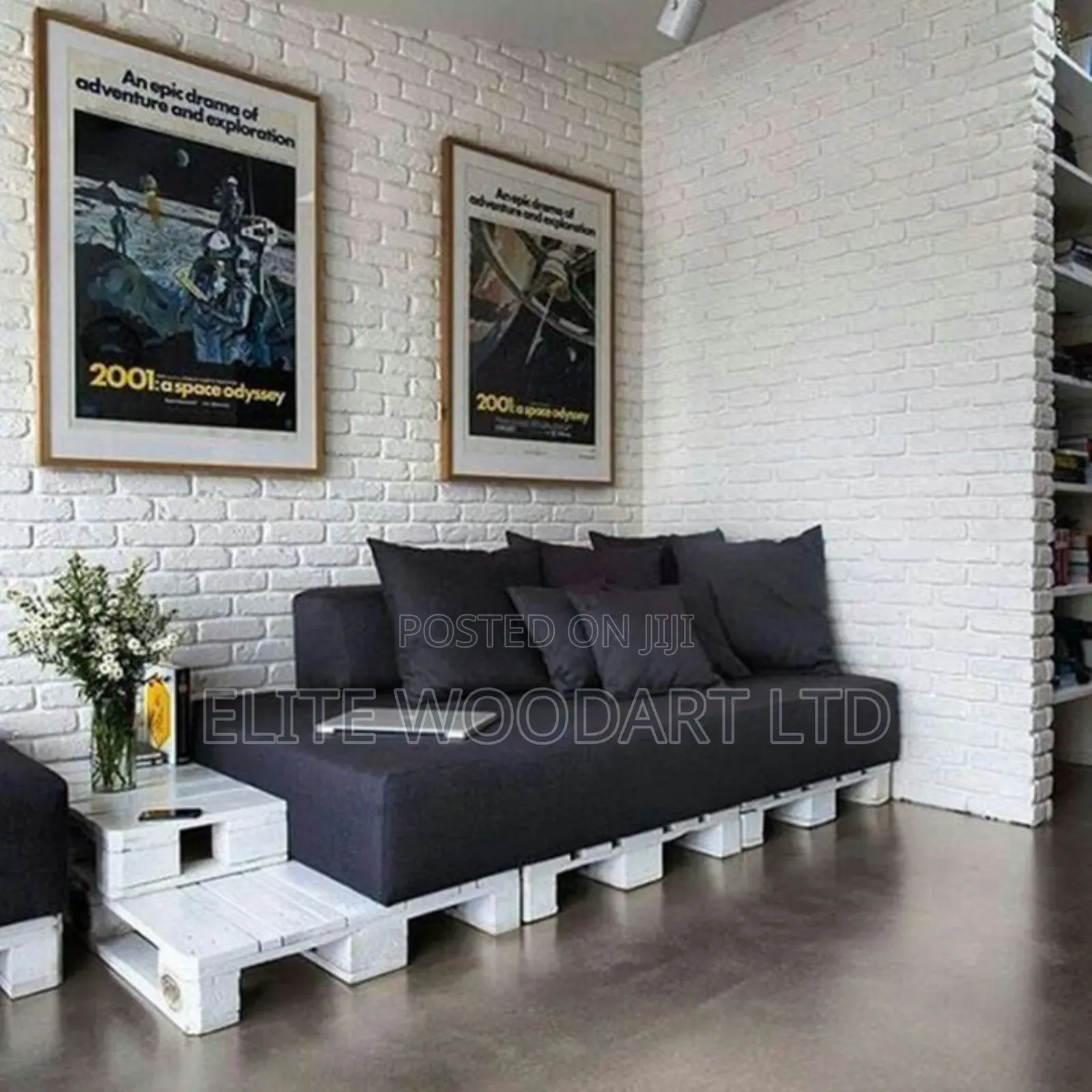 White Sleeper 3 Seater Sofa