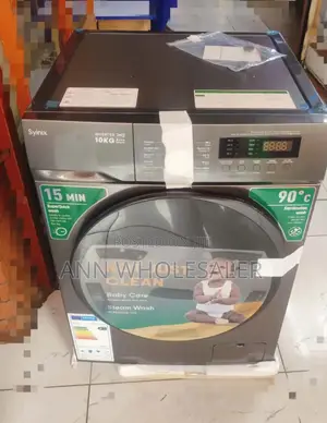 Syinix 10kgs Automatic Front Load Washing Machine S/Nl