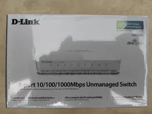 D-Link DES-1008A 8 Port 10-100mbps Desktop Switch