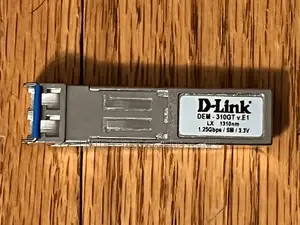 D-Link DEM-310GT 1-Port SFP LX SM Fiber Transceiver