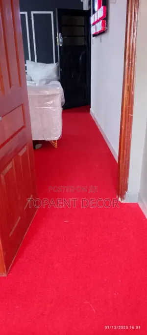 Corridor Red Office Carpets Flooring Supply and Fitting