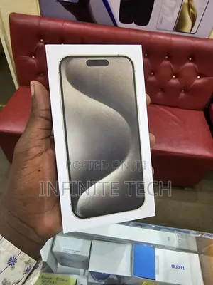 New Apple iPhone 15 Pro 128 GB Black