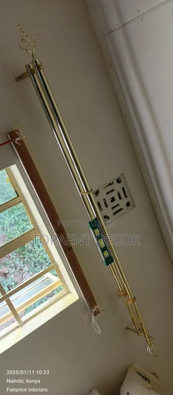 Professional Curtain Rod Installation Fee Oer Window