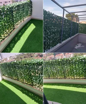 Artificial Wall Flowers and Privacy Fence Wind Breaker Fence