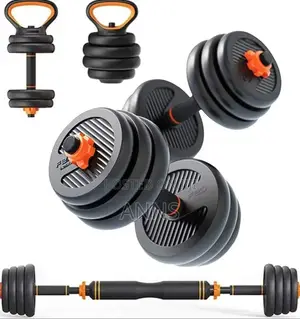 50kgs Dumbells 6 in 1 With Amazing Kettle Bell