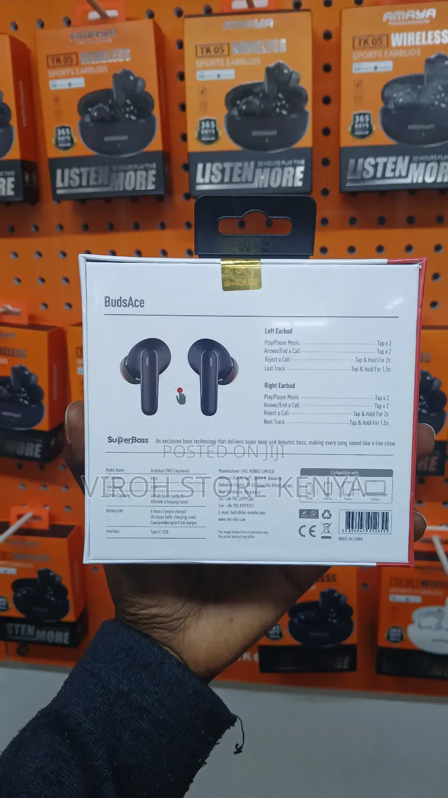 Itel Buds Ace ENC Earbuds