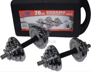 20kg Workout Dumbells Set for Chrome