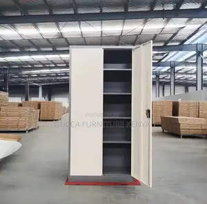 Cabinets:2-Door Storage Cupboard Metal File Cabinet