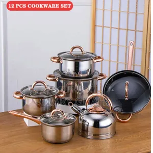 * Shinny 12pc Yimeittal Cookware