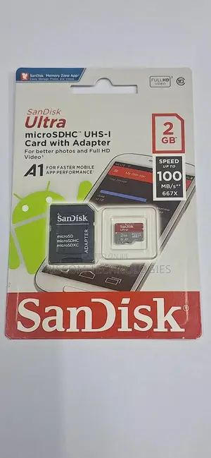 2GB Memory Card Microsd Card With Memory Reader Adapter