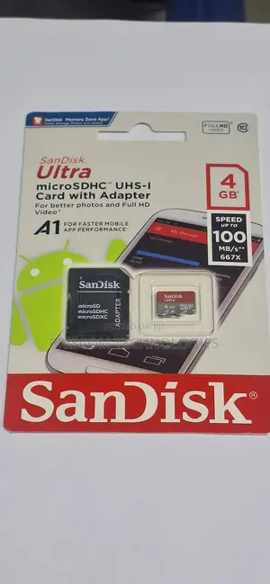 4GB Memory Card Microsd Card With Memory Reader Adapter