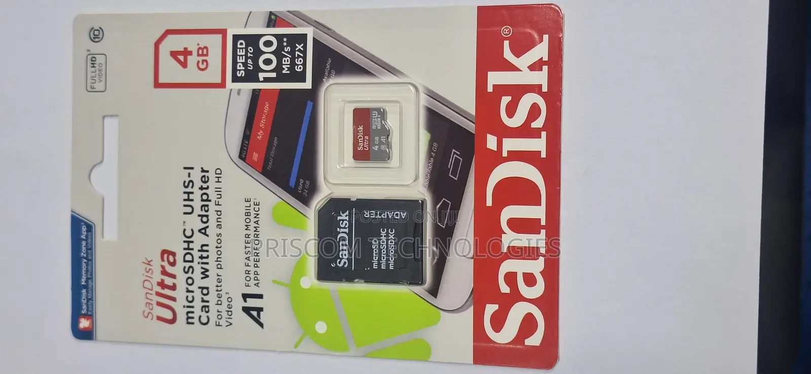 4GB Memory Card Microsd Card With Memory Reader Adapter