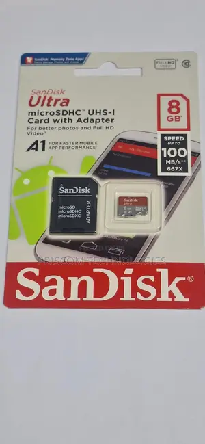 8GB Memory Card Microsd Card With Memory Reader Adapter