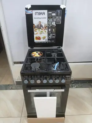 Mika 50 by 60 Standing Cooker Black